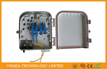 Beli 8 Port luar braodband CATV / LAN Fiber Optic Splitter Box Pole Mounted pembuatan online