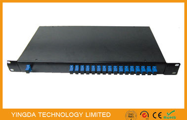 Beli Epon PLC Fiber Optic power splitter 1x16 1260-1650nm Di 19 "Kabel Rack Mount 2mm Sm pembuatan online