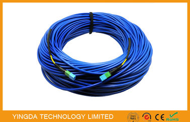 Beli 12 Serat MTP Baja Lapis Baja Fiber Optik MTP MPO Cable Round, MTP Patch Cord pembuatan online