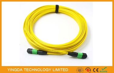 Beli SM MM FTTX MTP MPO Cable 7,8 mm Ferrule, 24 Kabel Fiber Optik Inti Patch pembuatan online