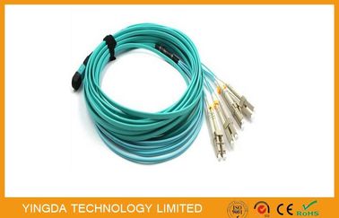 Beli LC MPO-8 3 MTP MPO kabel SofeTEK Patch dengan QSFP + SR4 optik transceiver pembuatan online