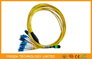 Beli 24Cores Multi Fiber Bundle MTP MPO Kabel MPO LC Fan Out Patch Cord 2mm pembuatan online