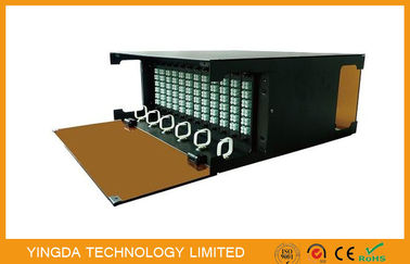 Beli 19 Inch 4U Rack Mount Fiber Optic MTP MPO Cable Patch Panel, Konektor LC SC FC pembuatan online