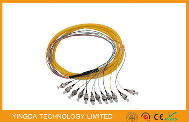 Beli FTTH Optic Fiber Pigtail FC UPC SM Mode Tunggal Simplex 900um LSZH 5M Yellow 1310nm pembuatan online