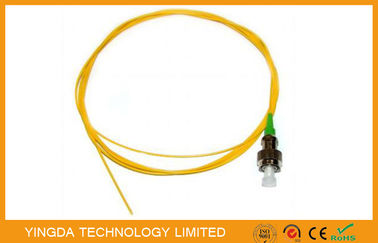 Beli 1.5M 0.9mm Kabel Fiber Optik Kuning APC FC Pigtail SM Green Boot Untuk Telecom pembuatan online