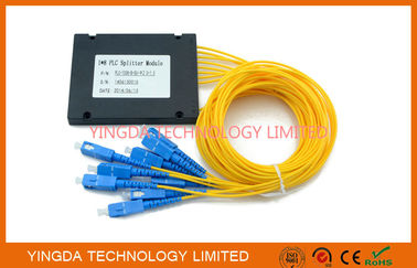 Beli GPON Single Mode Fiber Optic PLC Splitter 1x 8, Modul Splitter PLC SC 1,5M pembuatan online