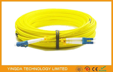 Beli LC / UPC- LC / UPC SM Duplex Fiber Optic Patch kabel 2.0mm Dengan Clip Zipcord pembuatan online