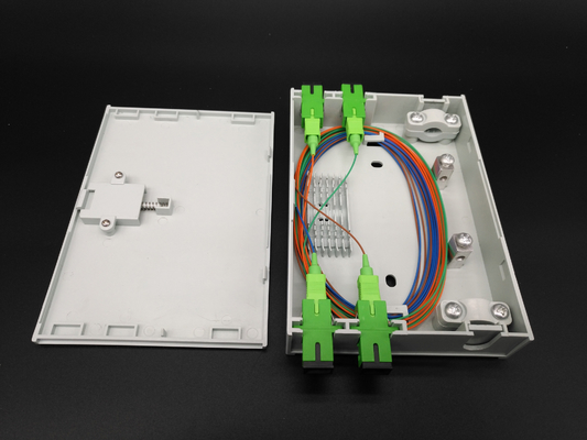 Beli 4 Port Kotak Pemutusan Serat Optik FTTH Kotak Sambungan Fusion CTO 12 Cores yang telah dihentikan sebelumnya pembuatan online