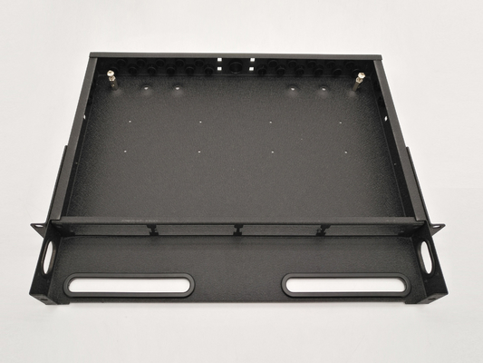 Beli 96 Fibers Rack Mount MTP MPO Kaset Manajemen Patch Panel Dengan 24 Fibers Truck Cable Assembly pembuatan online