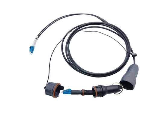 Beli Tahan air IP67 FTTA Fiber Optik Jumper 4.8mm G657A2 RRH pembuatan online