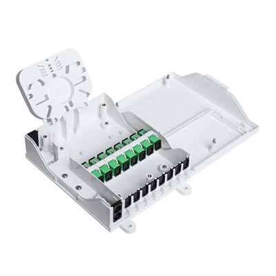 Beli NAP Indoor Fiber Optic Termination Box dengan Konektor SCF / Konektor FTF SCI / SCAR 1x8 Splitter Putih pembuatan online