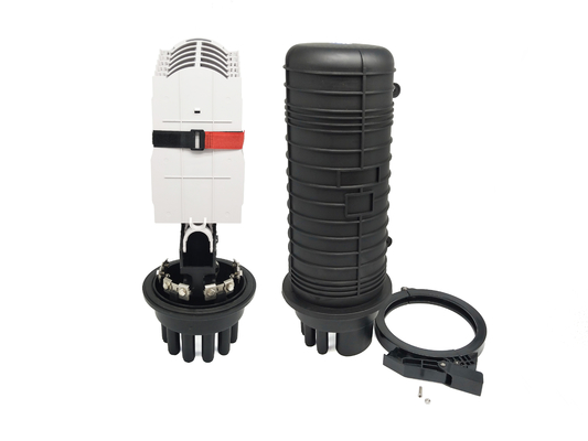 Beli 144 Cores PP Aerial Fiber Optic Splice Enclosure Dome Heat Shrink Seal 1oval 8 Port Bulat pembuatan online