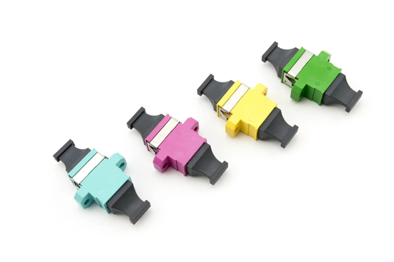 Beli MPO MTP Fiber Optic Adapter Coupler 12Fiber 24Fiber OM3 Hijau Aqua Ungu Hitam pembuatan online