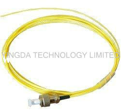 Fiber Optic Pigtail FC singlemode 0.9mm 1meter Yellow Color Cable PVC G652D