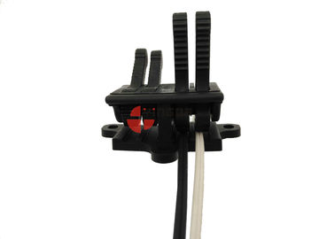 FTTH Field Installable Connector Fiber Optic Drop Cable Wall Mount Kit