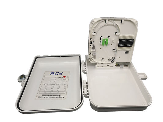 Fiber Optic 2-Entry Cable Gland 16 Out 16 Core 1x16 Splitter Box untuk Jaringan
