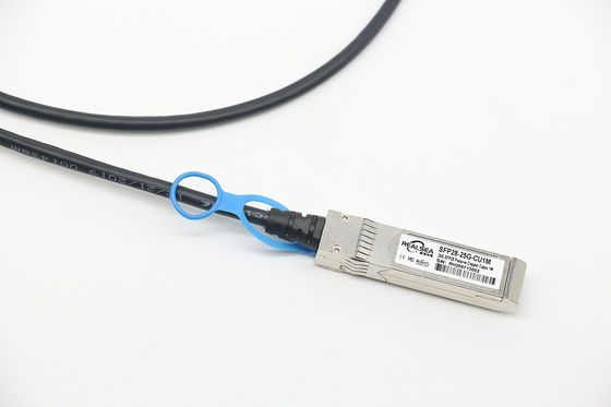 Solusi Berbiaya Rendah 25GBASE SFP28 DAC Kabel 3meter Passive Twinaxial Kabel Untuk 25G Ethernet