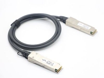 40G SFP DAC Kabel QSFP+ Ke QSFP+ Passive Copper Kabel PVC Hitam